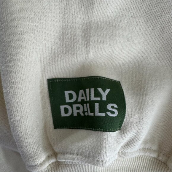 Daily Drills Curateur Oversized‎ Sweatshirt Womens M/L Ivory Cream NWT TP-3428 - Picture 10 of 11